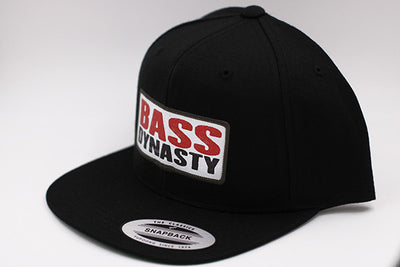 Premium Bass Dynasty Sublimated Snapback Hat - Red / White